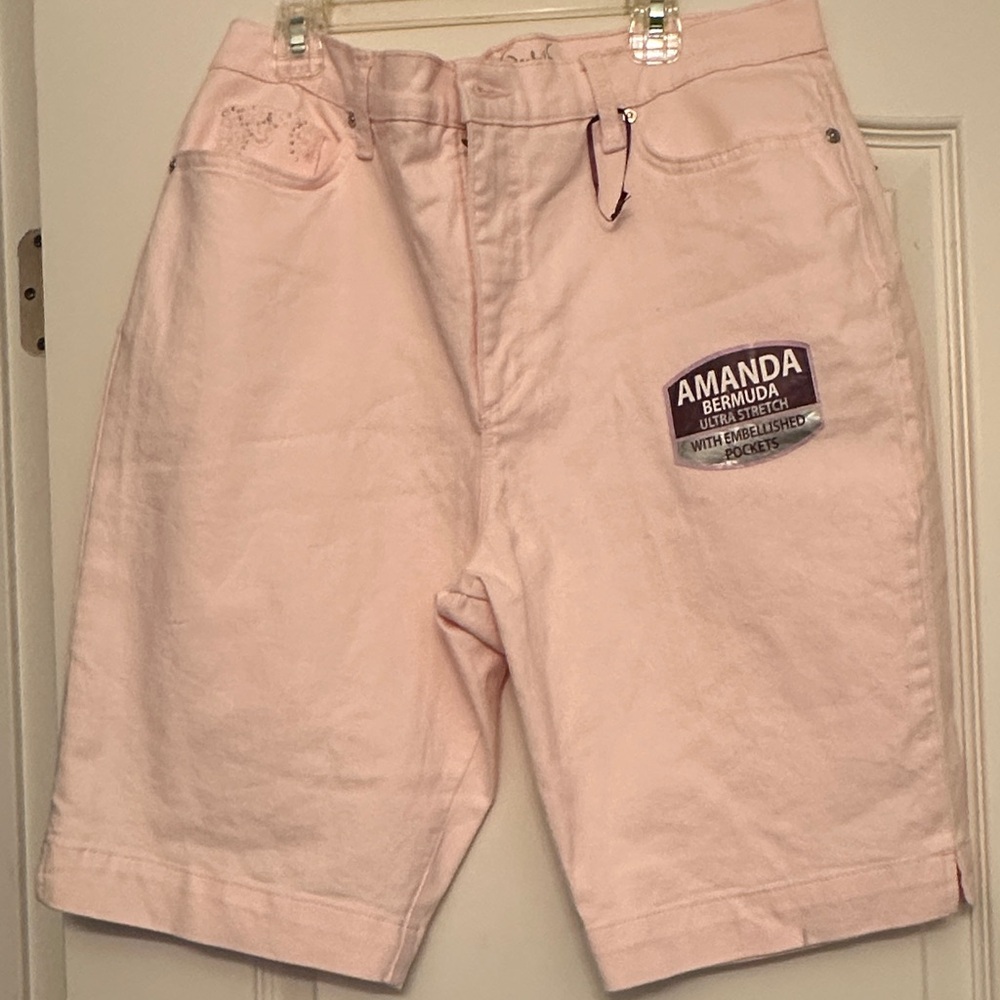 Pink Bermuda Shorts
